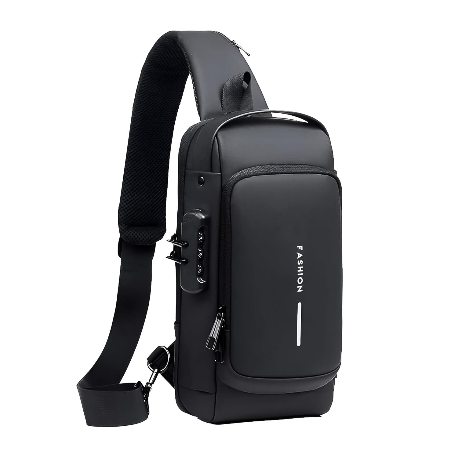 Anti-Theft Crossbody Sling Bag – Secure USB Charging Port