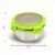 Stainless Steel Lunch Box – Round, Leak-proof 400ml | Ganesh