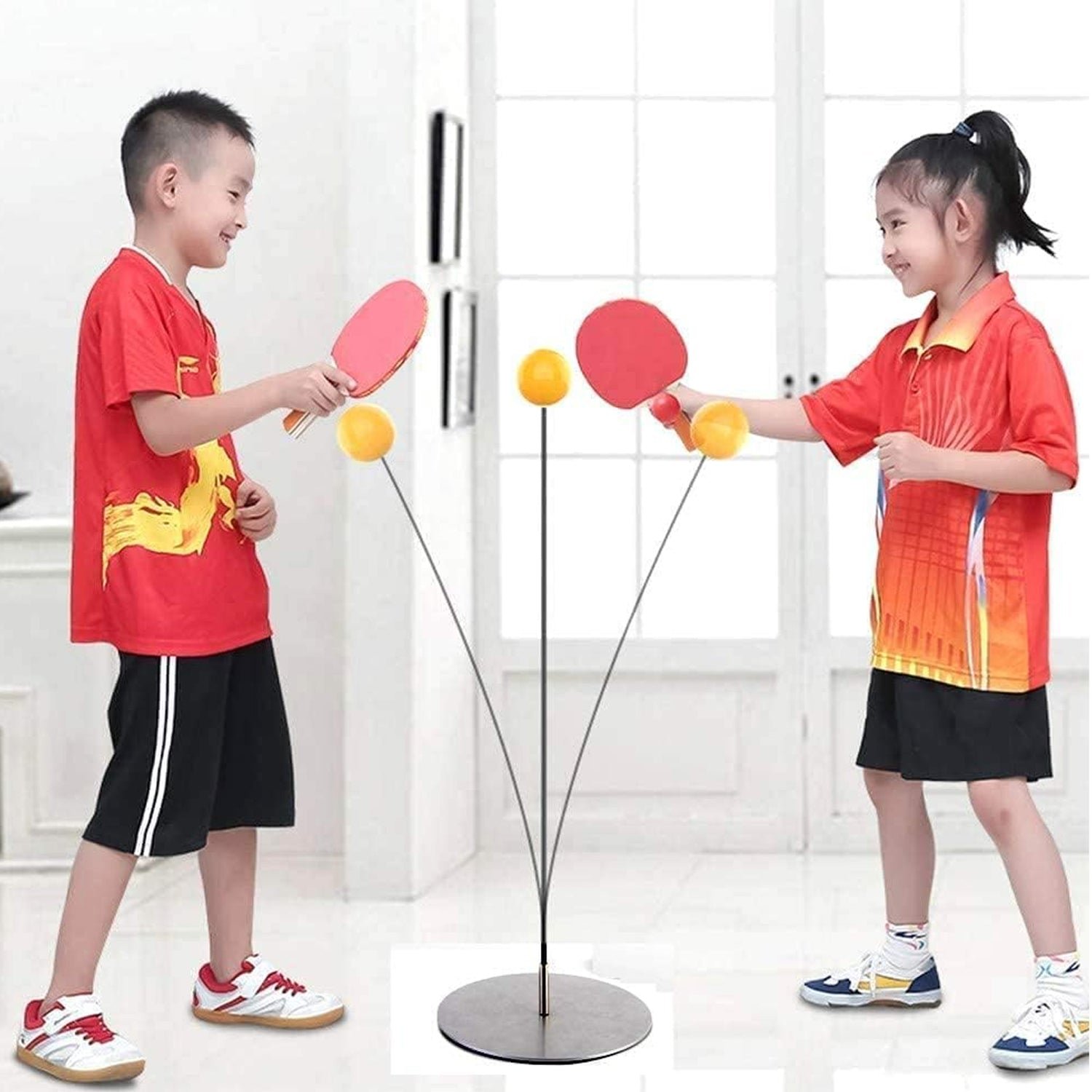 Table Tennis Trainer Set – Portable Wiff Waff for Self Training