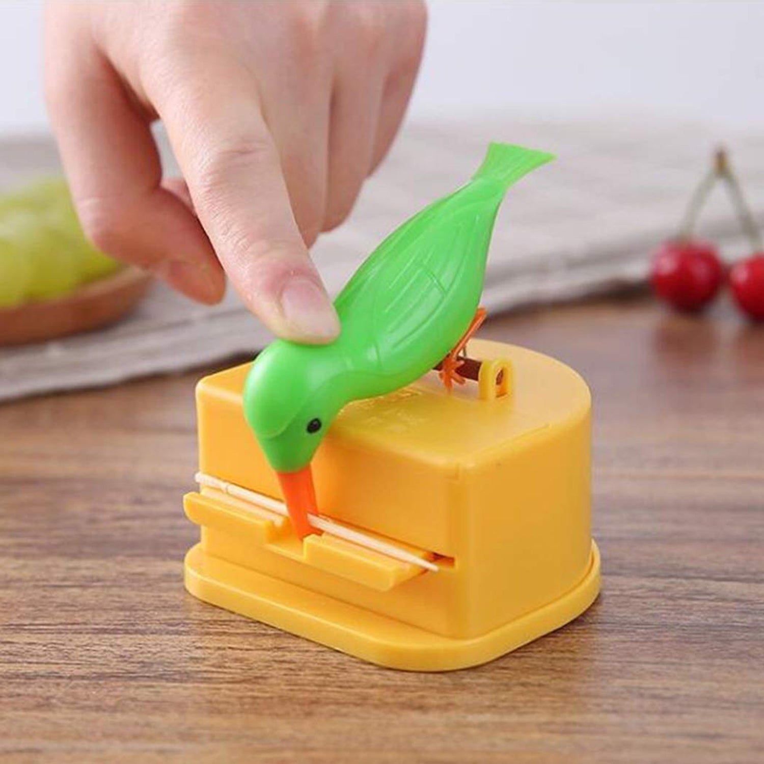 Bird Toothpick Dispenser – Portable Automatic Storage Box