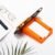 Plastic Business Card & Mobile Holder – Space-Saving Desk Organizer