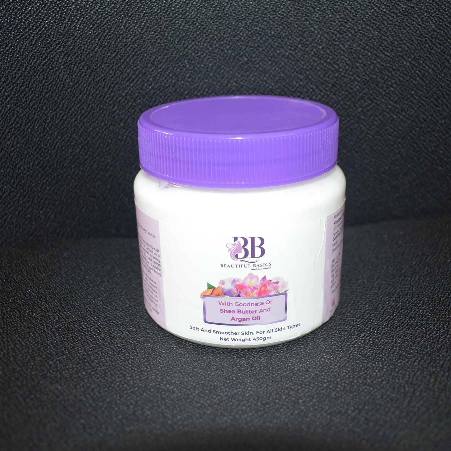 Shea Butter Body Cream – Deep Moisturisation with Argan Oil 450g