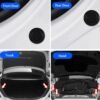 Rubber Car Door Shock Absorber Sticker – Durable Noise Reduction