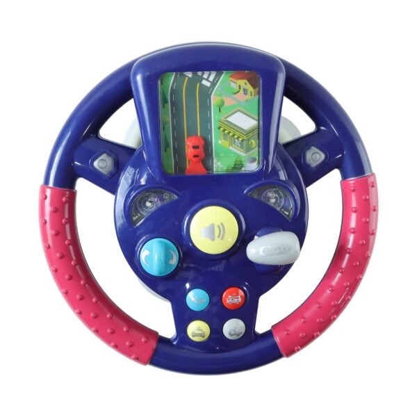 Musical Steering Wheel Toy – Interactive Sound & Light for Toddlers