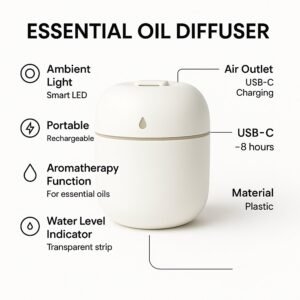 Mini USB Humidifier – Portable Diffuser & Cool Mist 250ML | Airvanta