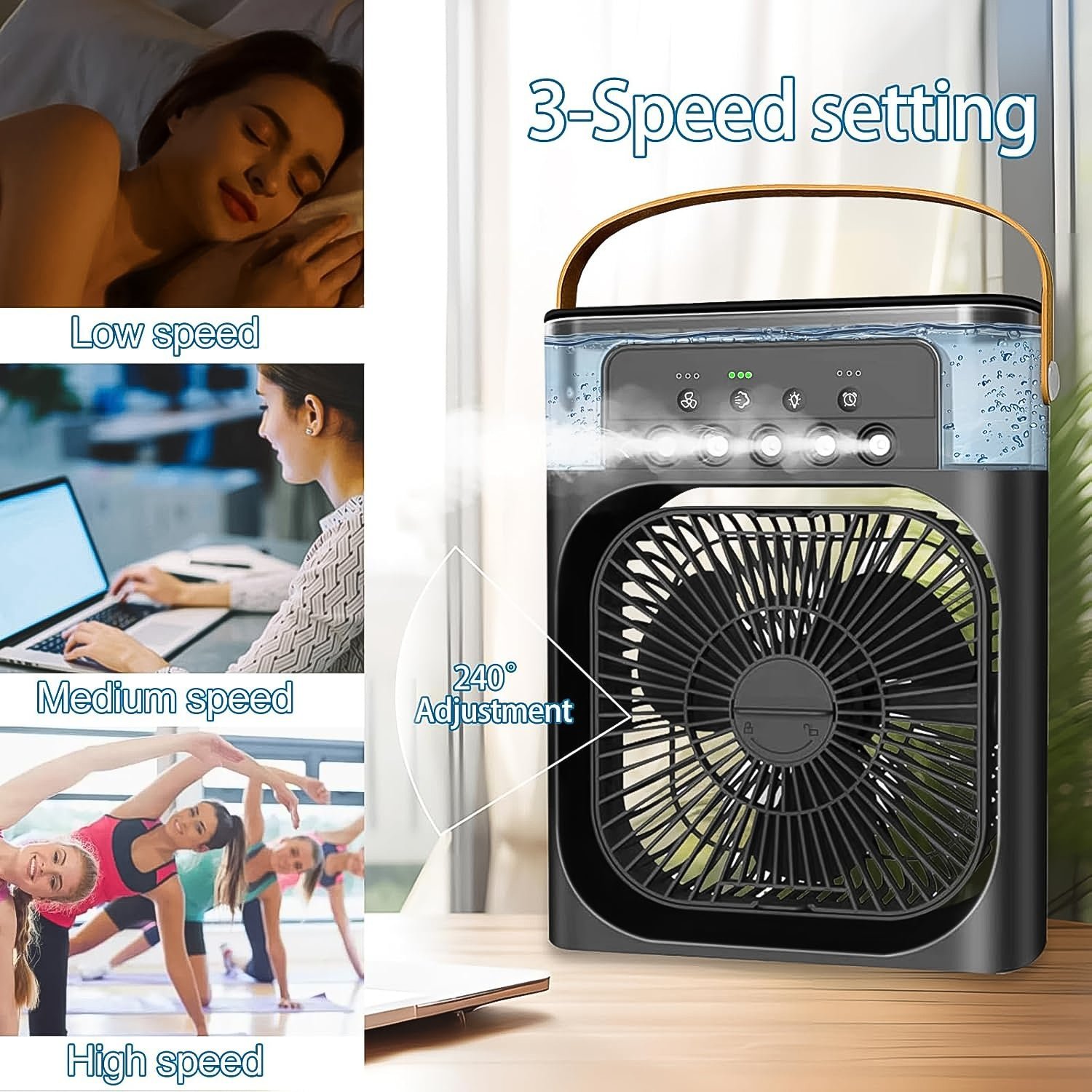 Portable Air Conditioner Fan – Personal Desk Cooler | Airvanta