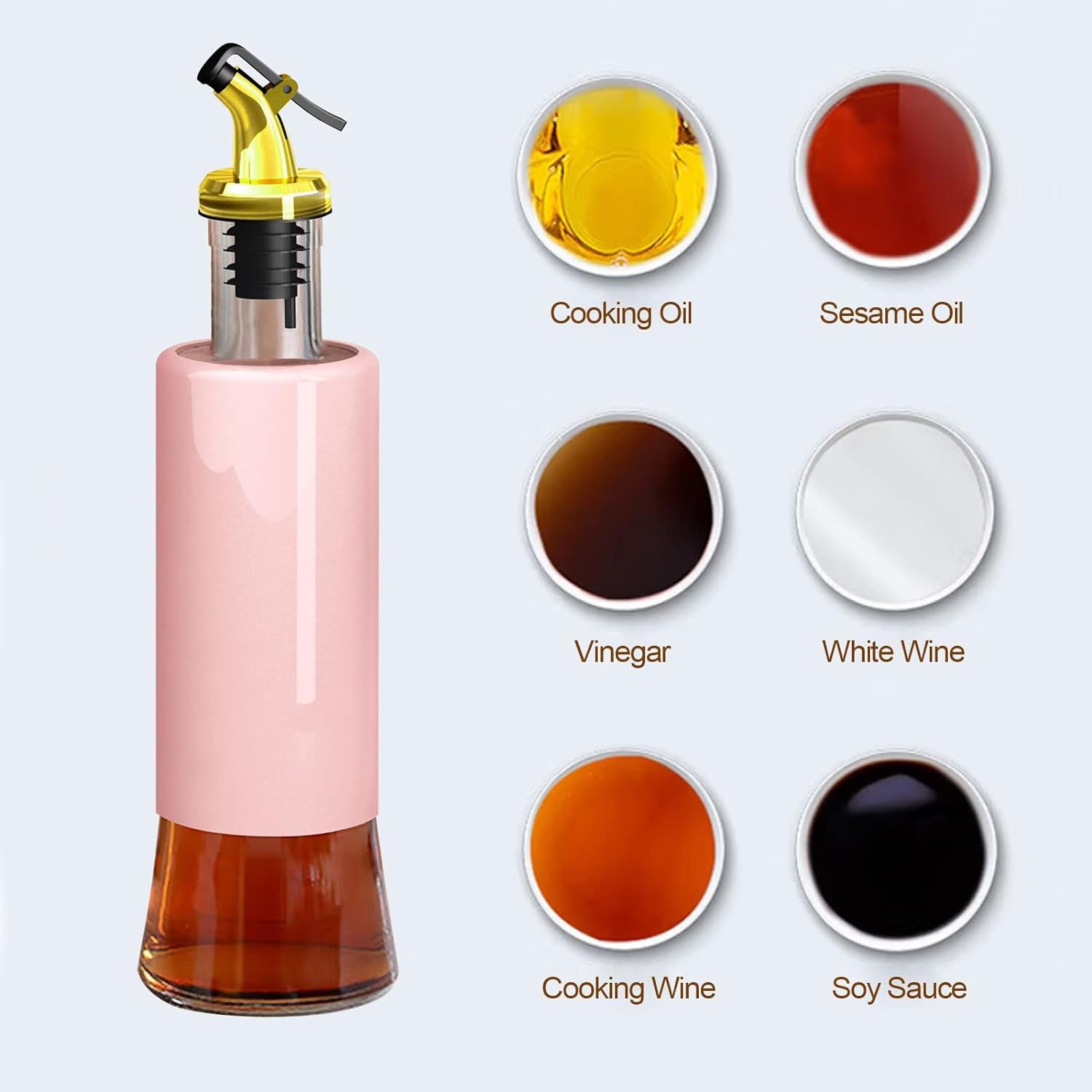 Olive Oil Dispenser – Leakproof Glass Bottle 300ml | Vastate
