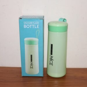 Leak-Proof Plastic Flask – Lightweight 400ML Green Bottle
