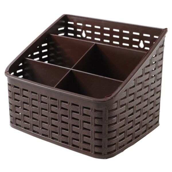 Desk Organizer Basket – 5 Compartment Multipurpose Storage
