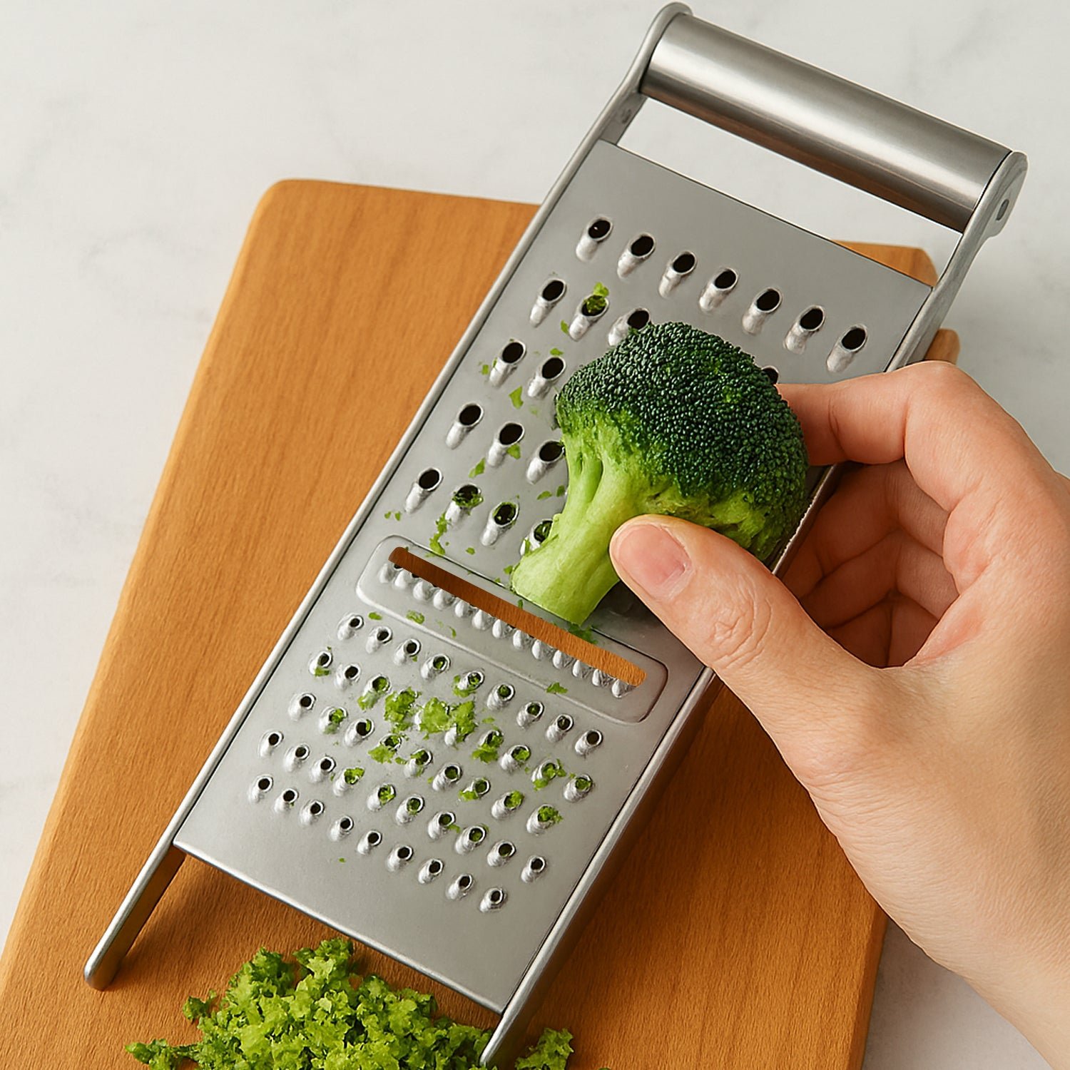 Stainless Steel Grater & Slicer – 3-in-1 Multipurpose Kitchen Tool