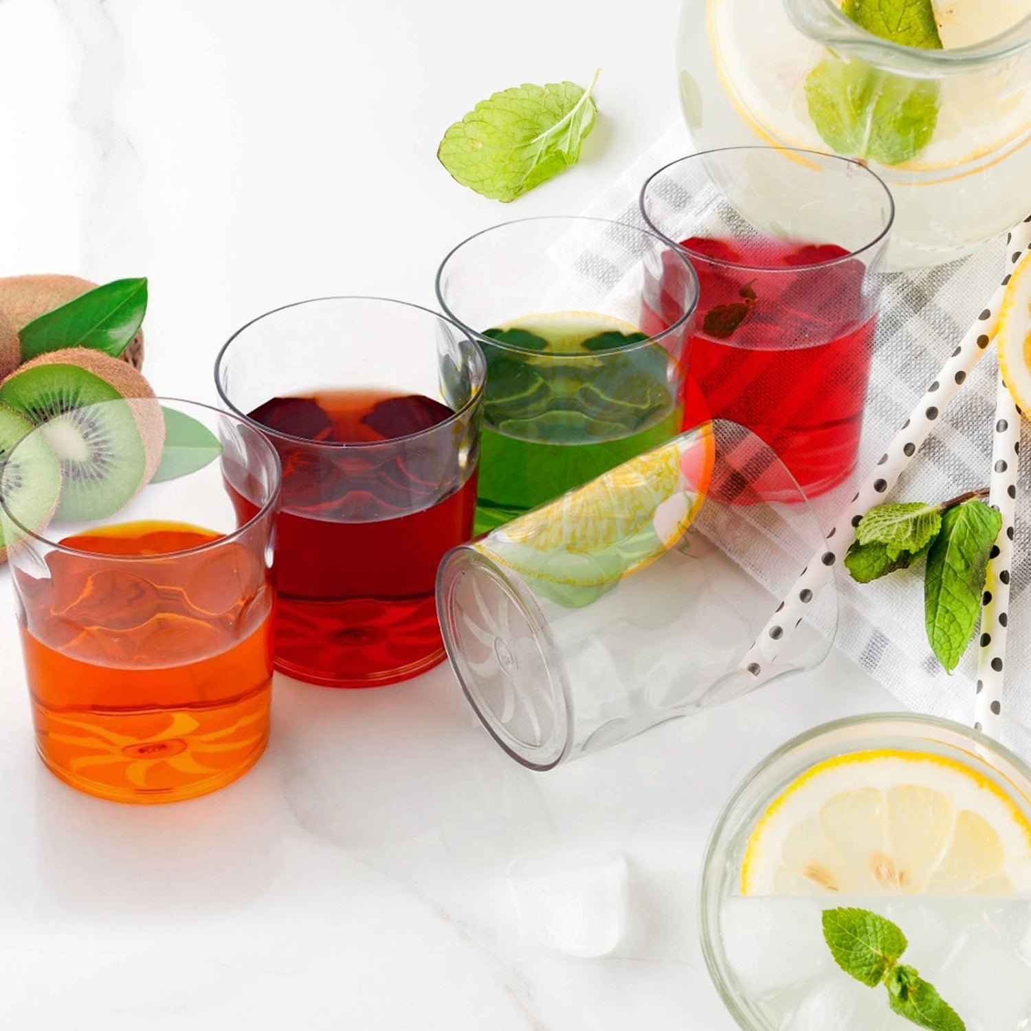 Unbreakable Drinking Glasses – Bubble Design (Set of 6) | TableNest
