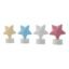 Star LED Tealight Candles (Set of 4) – Flameless Festive Decor