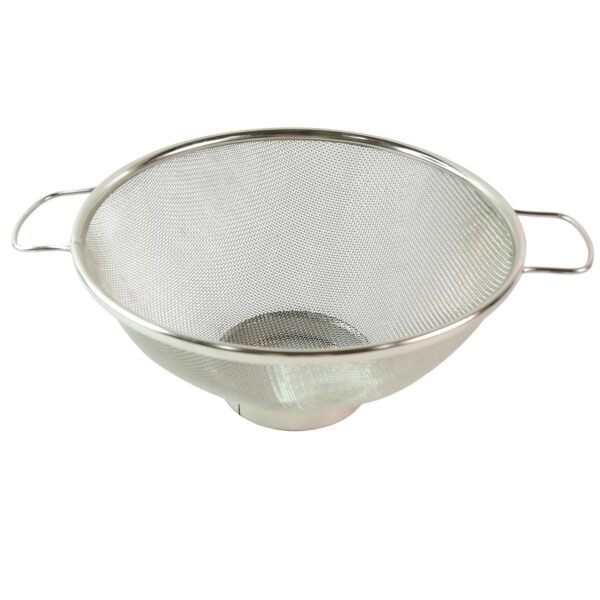 Stainless Steel Mesh Colander – Durable Kitchen Strainer with Handles