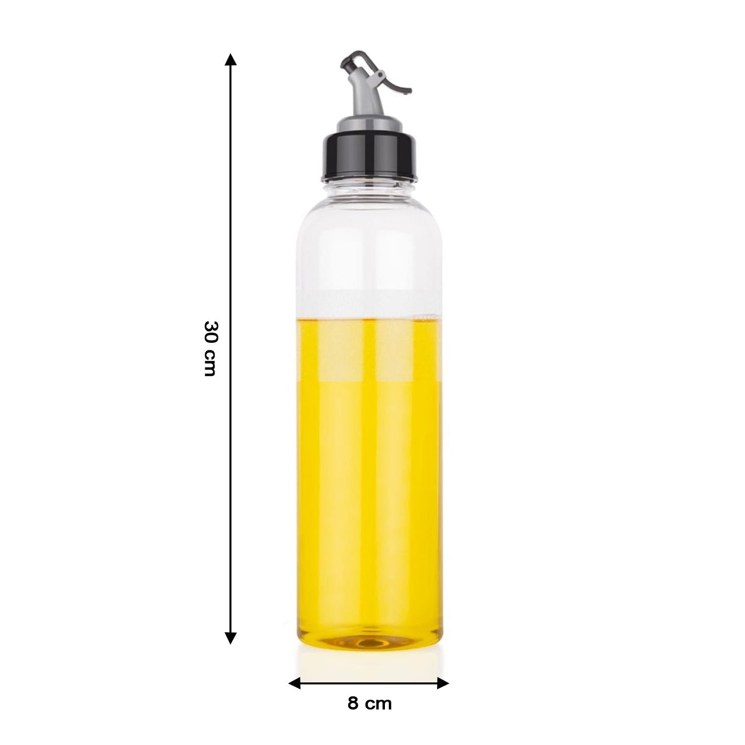 Oil Dispenser 1L – Clear Drip-Free Plastic Bottle | Vastate