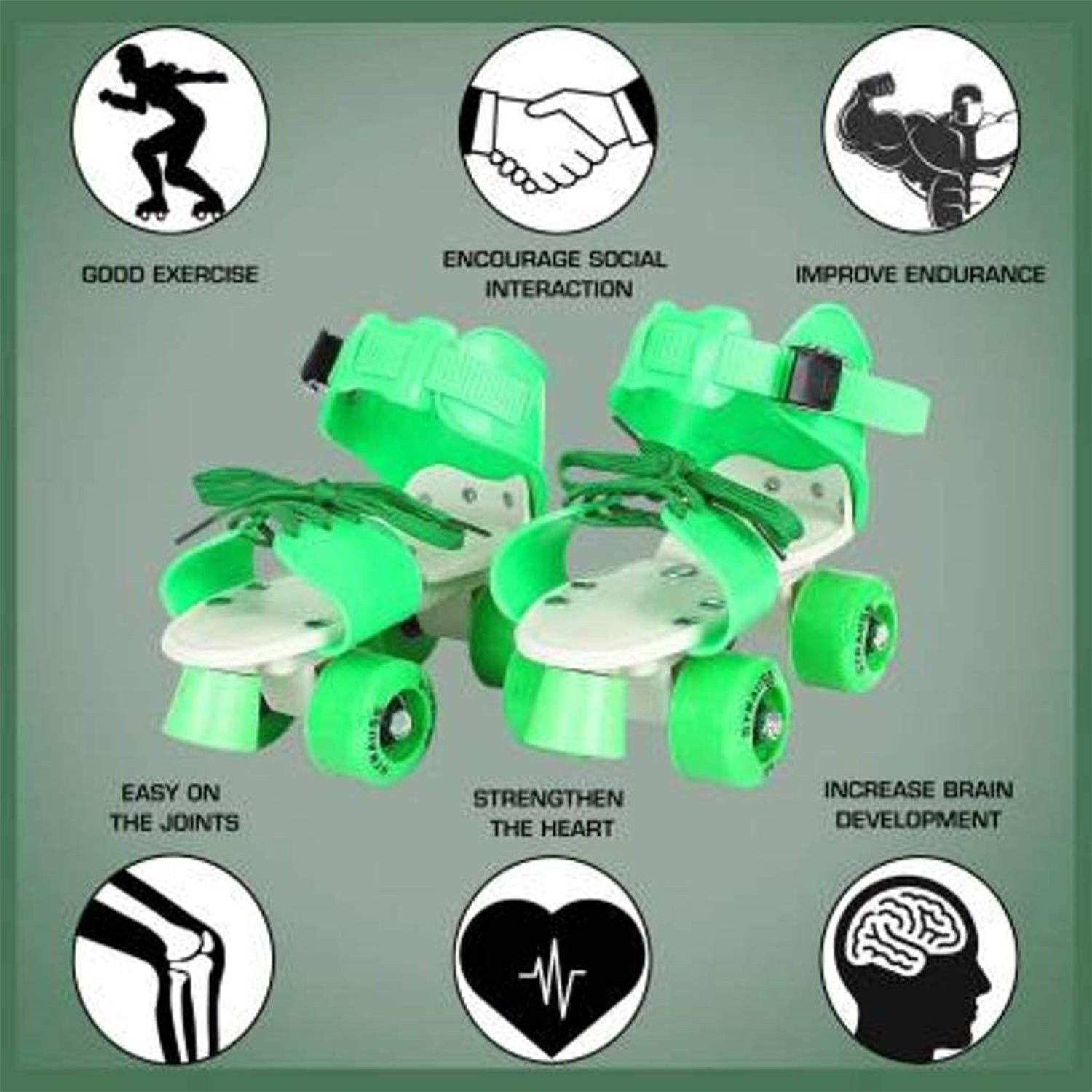 Kids Roller Skates – Adjustable, Comfortable & Safe | Play & Move