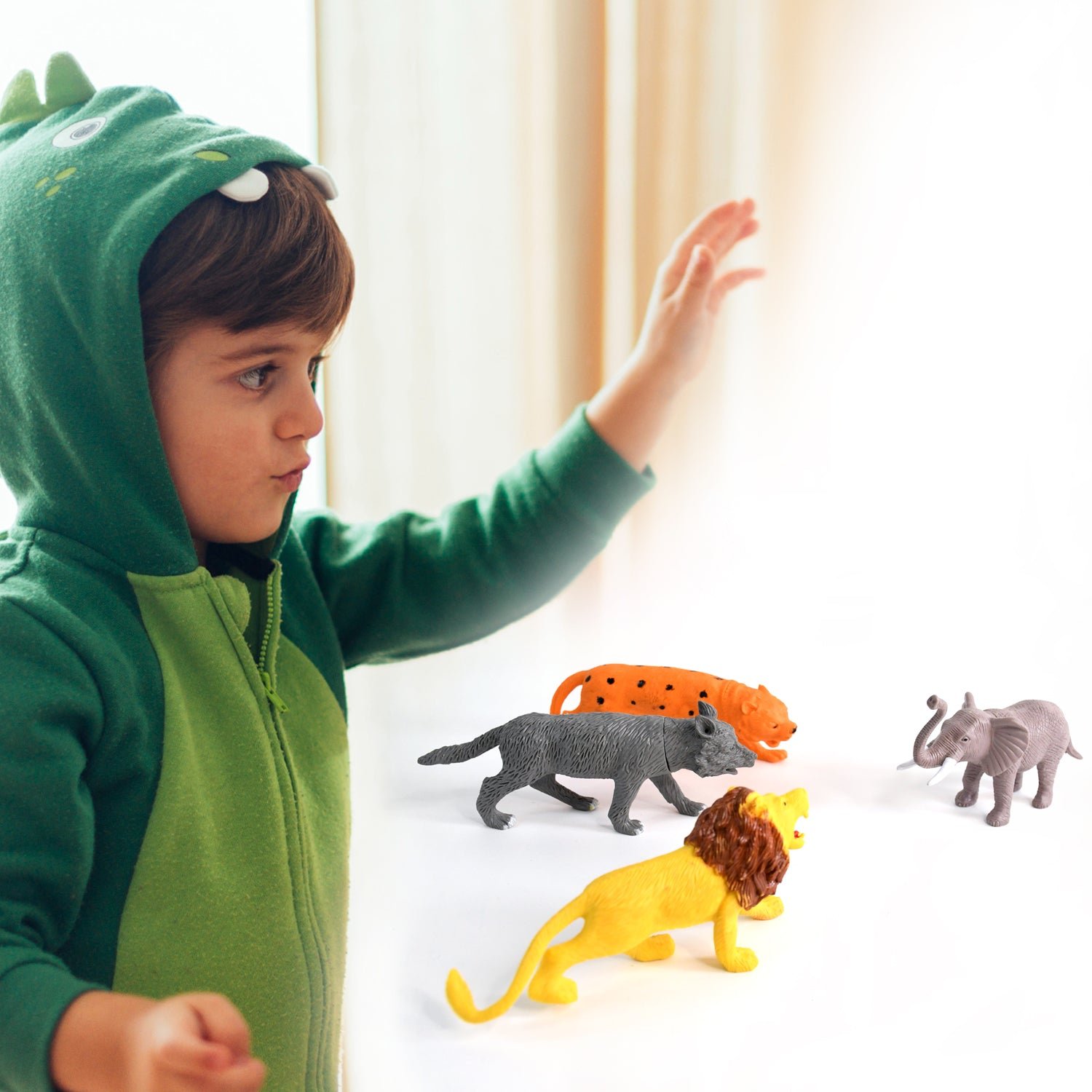 Wild Animal Toy Set for Kids – Educational Safari Play Pack