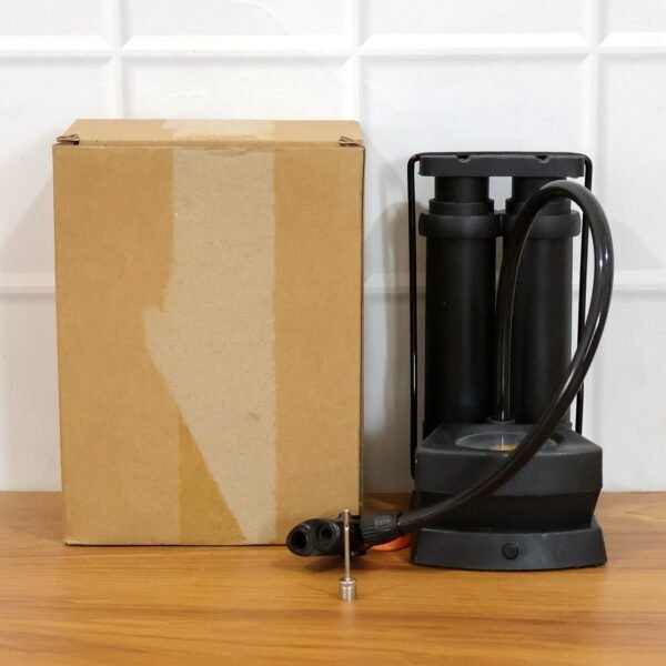 Foot Air Pump – Compact, Portable with Pressure Gauge for Tires