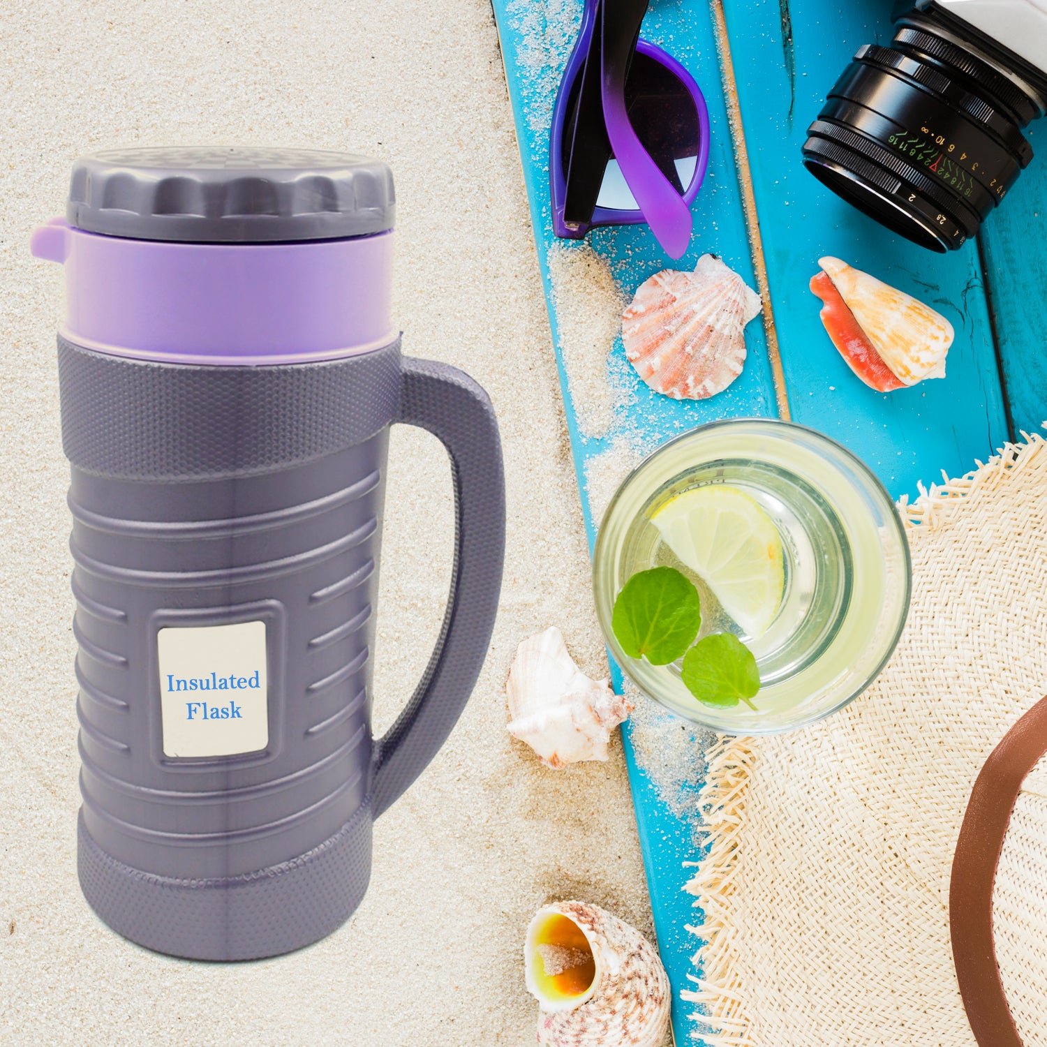 Insulated Flask – Stainless Steel Hot & Cold Travel Mug | Nekza
