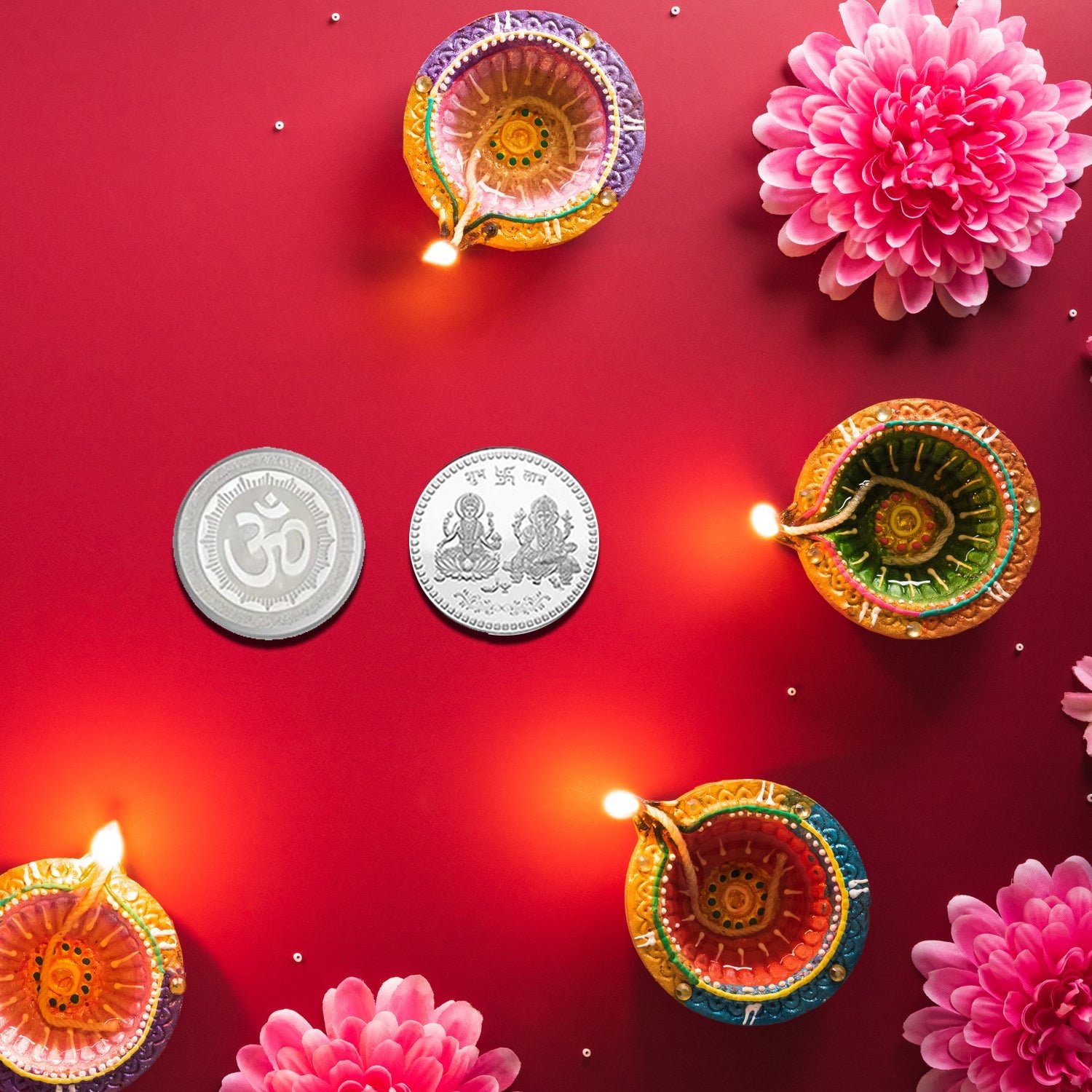 Goddess Lakshmi Pooja Coin – Symbol of Wealth & Blessings