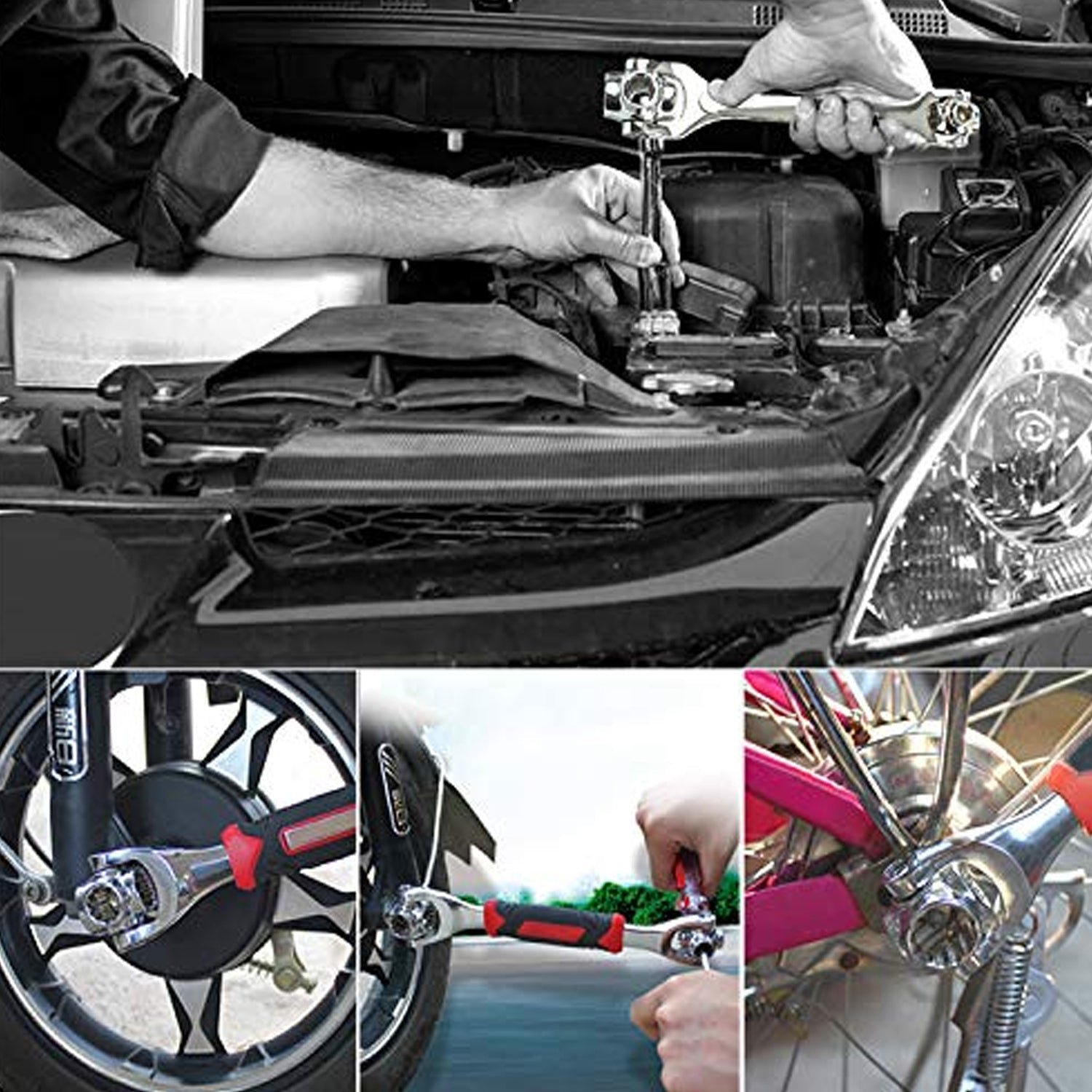 Universal Socket Wrench – 48-in-1 Multi-Tool for Car Repair | RaceVault