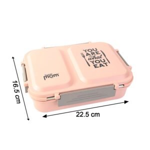 Stainless Steel Lunch Box – 2 Partition Leak-Proof Tiffin