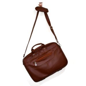 Faux Leather Laptop Messenger Bag – Professional & Stylish | VoltDesk
