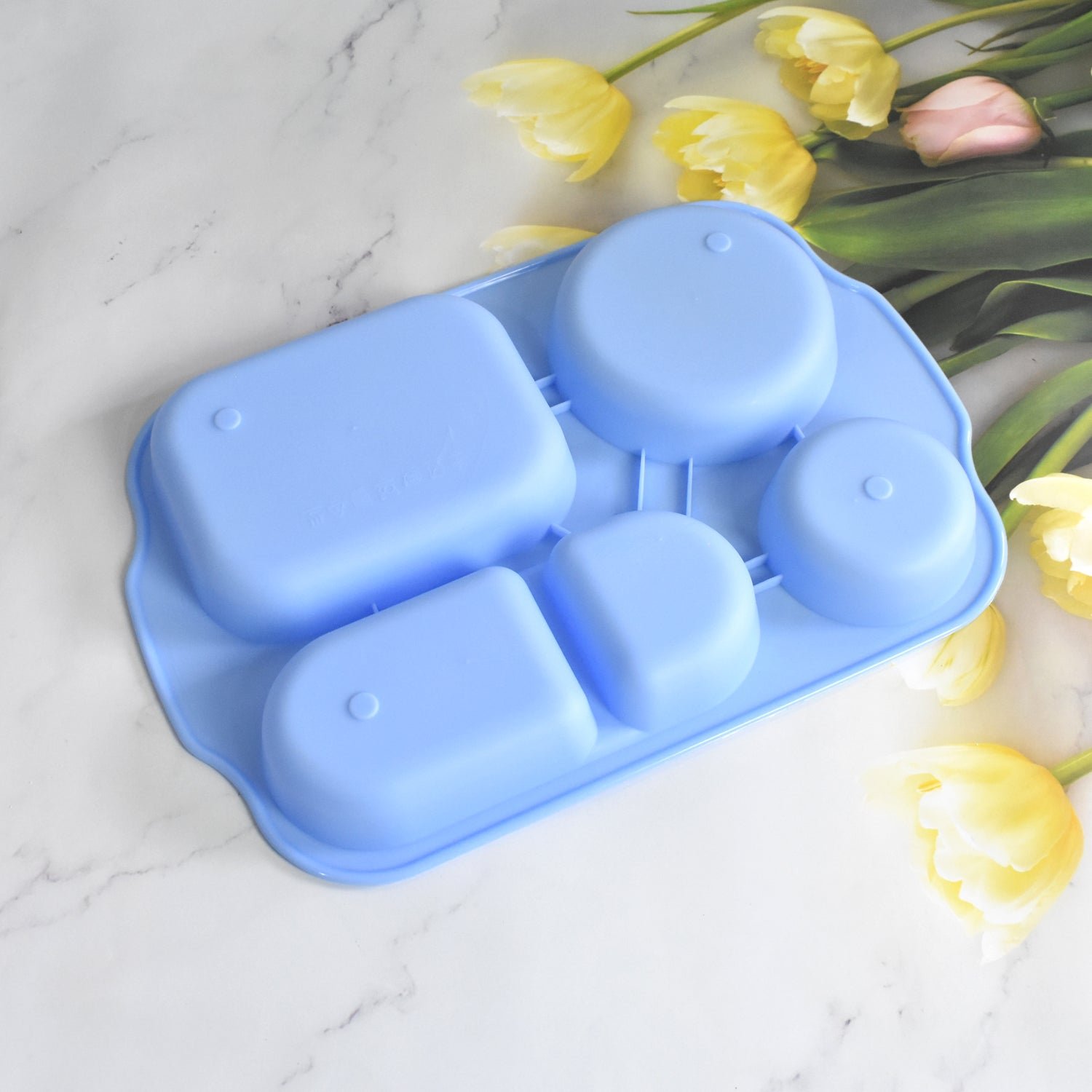 5-Compartment Food Plates – Unbreakable & Multicolor Set | Jiaqi