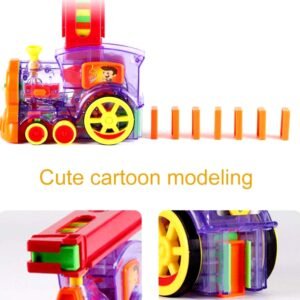 Domino Train Set – 40-Piece Automatic Block Laying Toy | Little Blocks