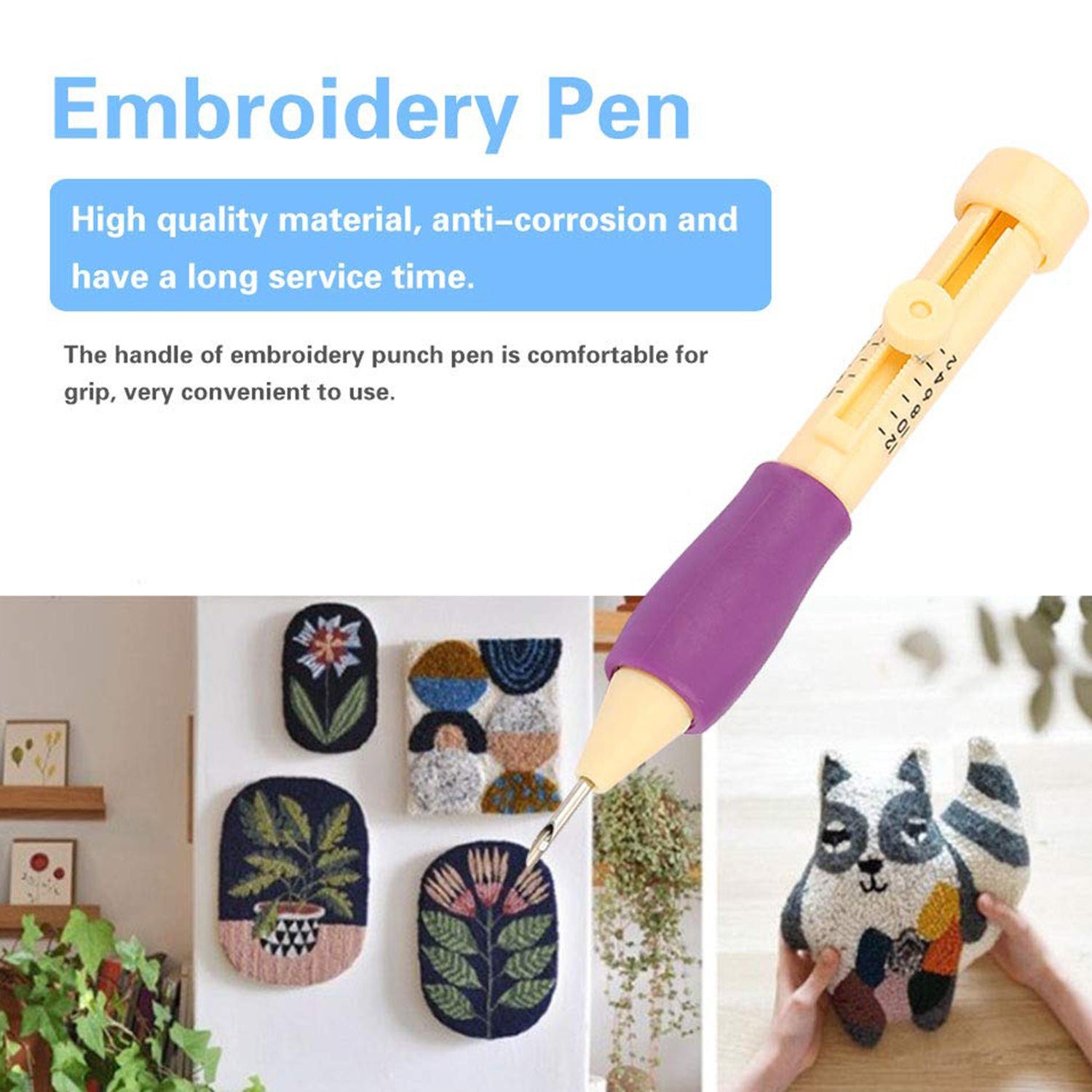 Punch Needle Set – DIY Embroidery Craft Kit for Beginners | Craftily