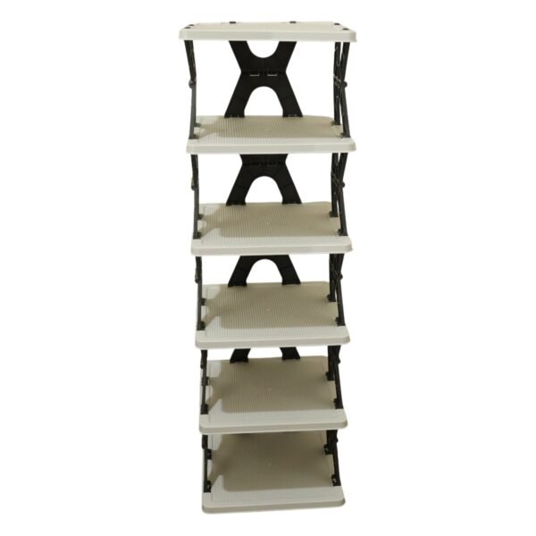 6 Layer Shoe Rack Stand – Space Saving Rectangle Organizer