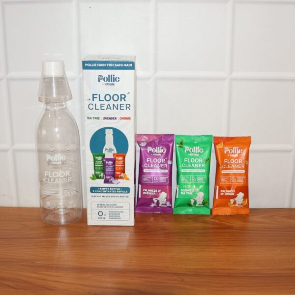 Concentrated Floor Cleaner Refill Kit – Eco-Friendly with Measuring Bottle