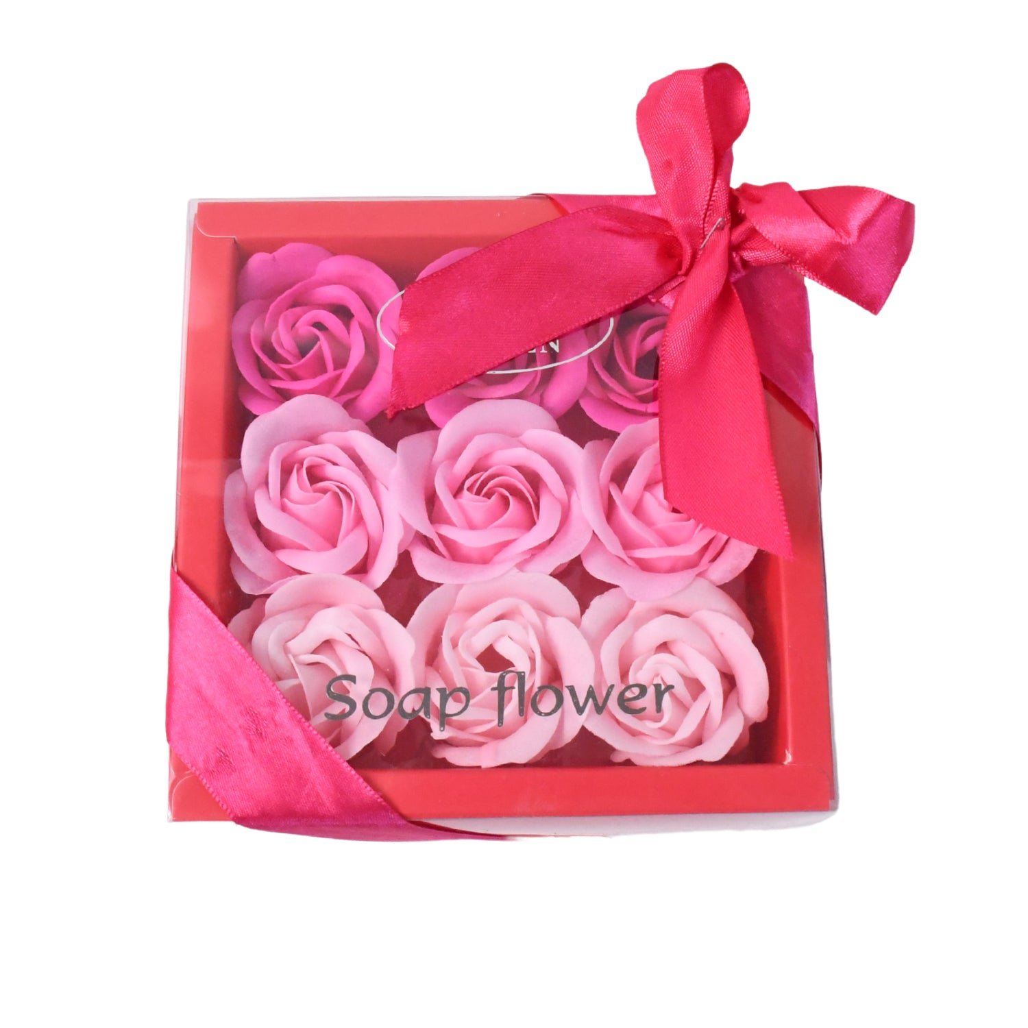 Rose Flower Bath Soap – Floral Scented Gift Set (9 Pcs)