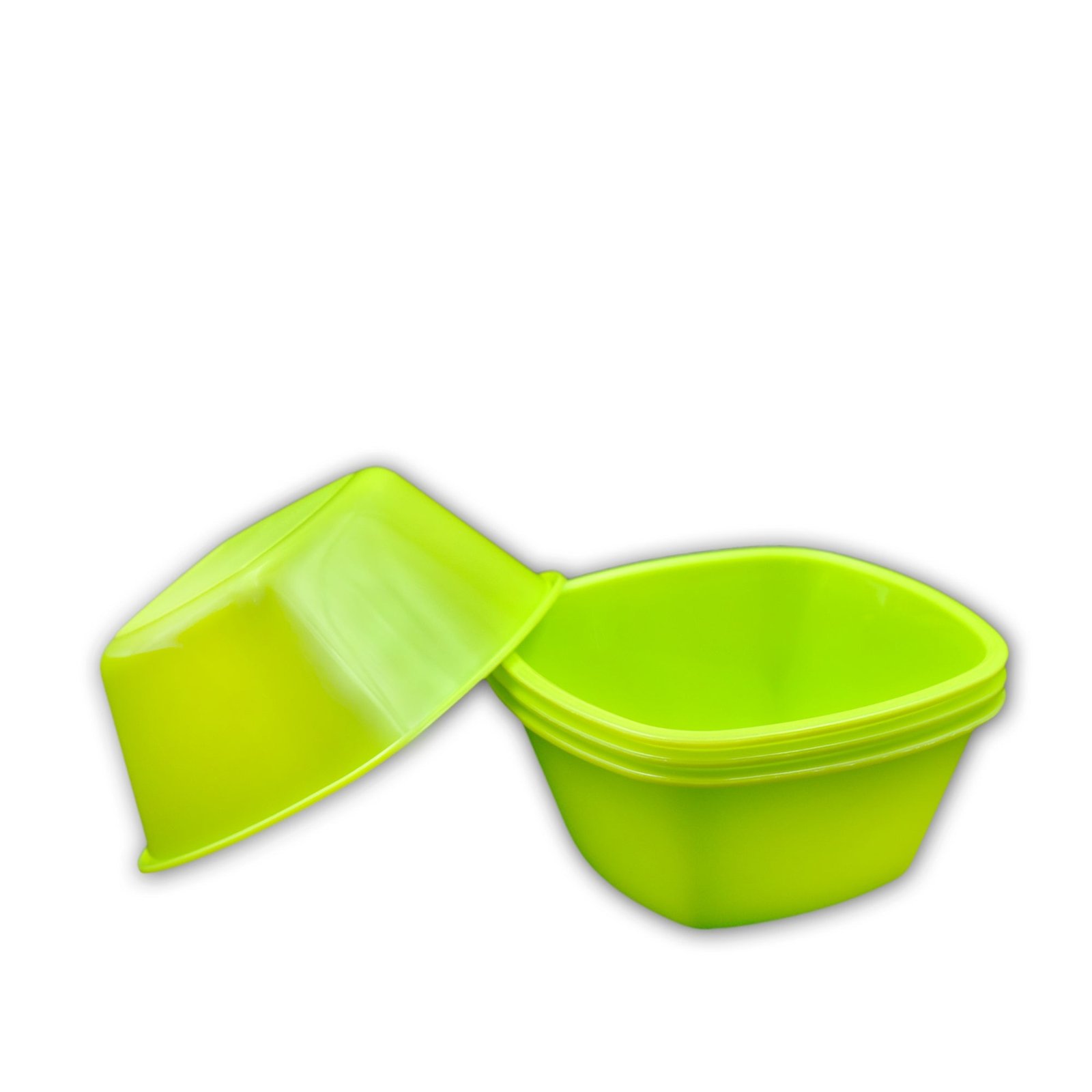 Square Plastic Bowl Set – Unbreakable & Food Safe (Pack of 4) | Jiaqi