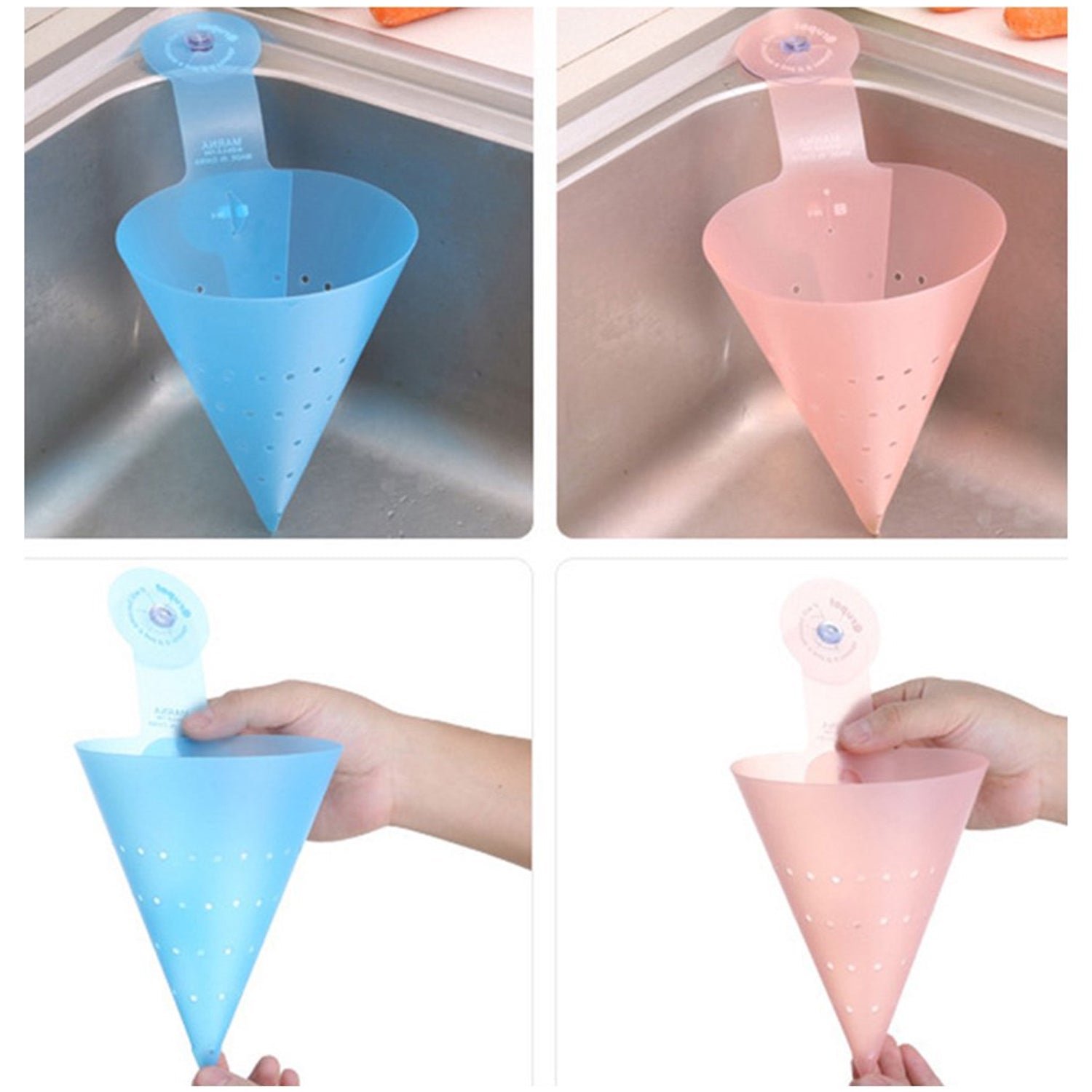 Hanging Sink Corner Strainer – Space-Saving Kitchen Organizer
