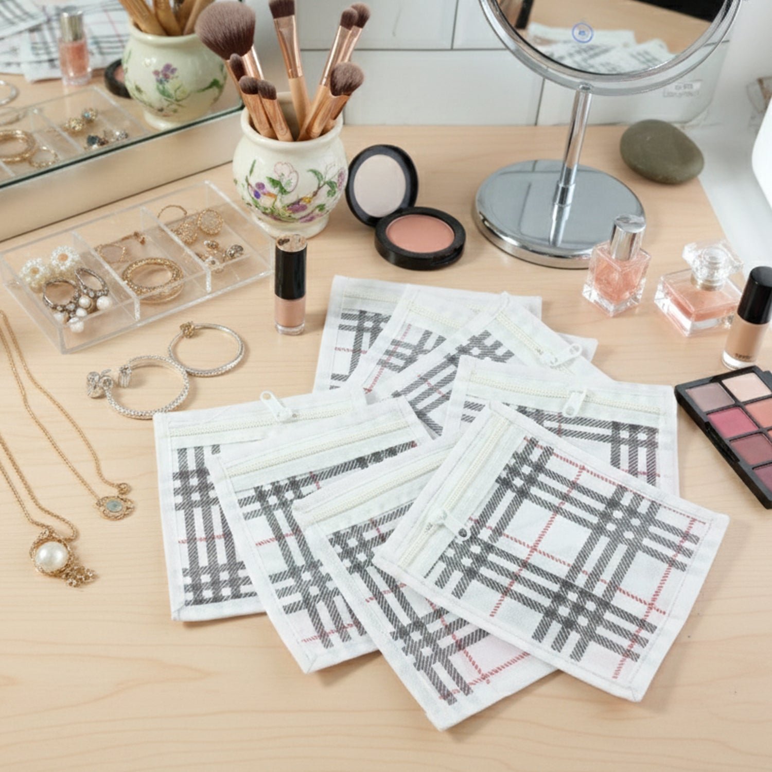 Jewellery Organizer Kit – 11-Piece PVC Travel-Friendly Set