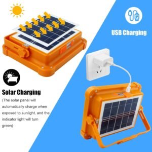 Solar LED Flood Light – High Brightness & Portable Power Bank