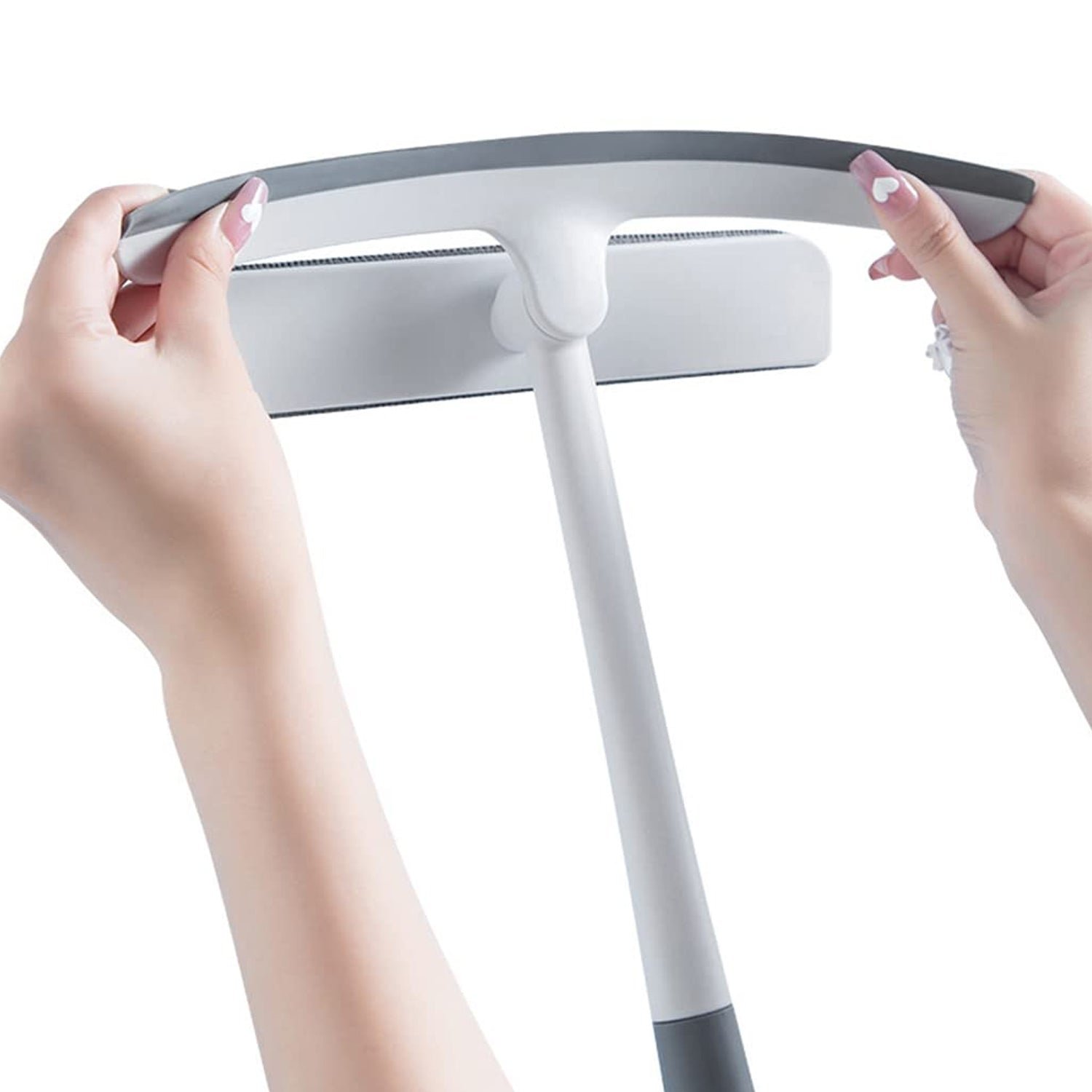 Window Glass Cleaning Wiper – 2-in-1 Microfiber & Silicone Blade