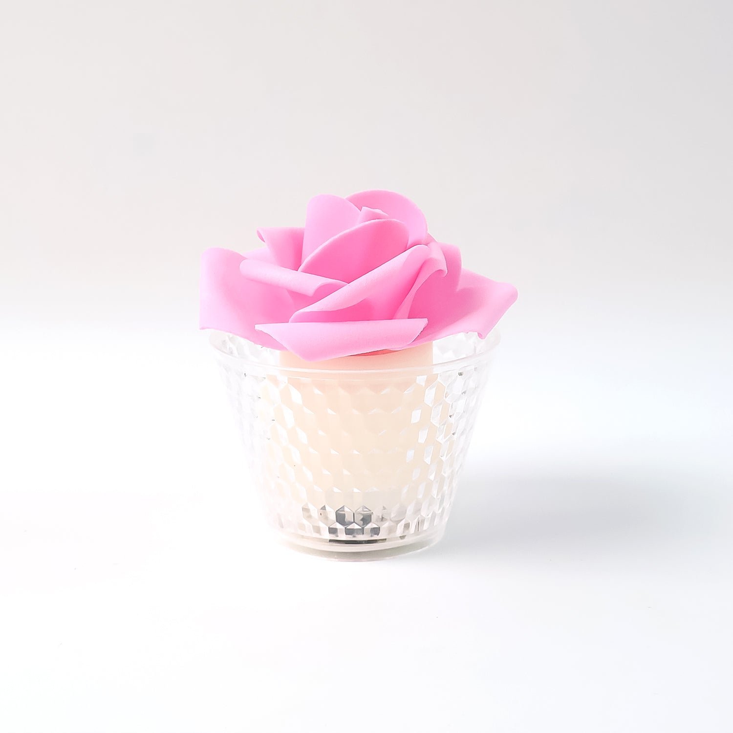 LED Rose Flower Flameless Tealight Candle Set – Elegant & Safe Décor