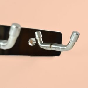 Stainless Steel Coat Hook Rack – 4 Heavy Duty Hooks for Home