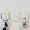 Transparent Adhesive Hooks (6 Pcs) – Strong & Reusable | GlimmerHome