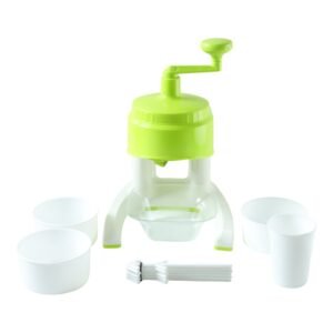 Manual Ice Crusher – Hand Crank Snow Maker for Beverages