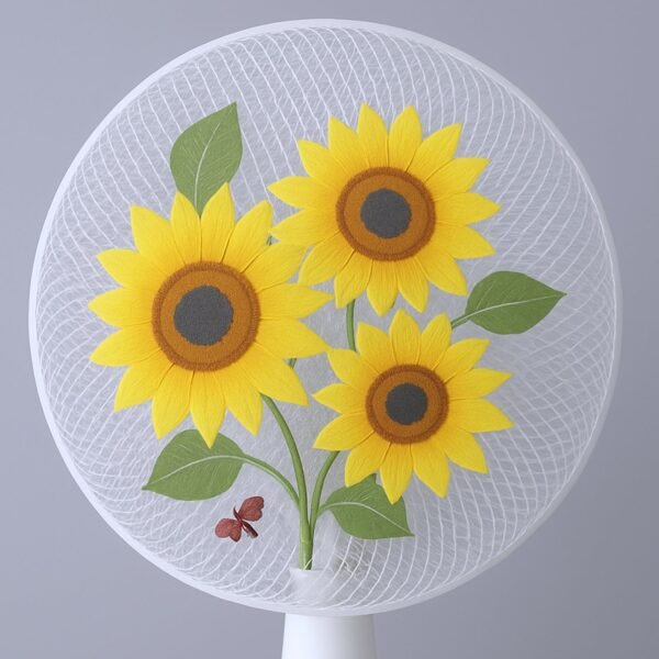 Sunflower Mesh Fan Cover – Dust Protection & Stylish Fit