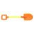 Kids Beach Sand Shovel – Lightweight Plastic with Easy Grip Handle