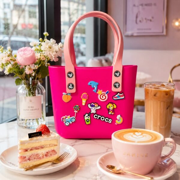 Buy Crocs-Inspired Tote Bag – Spacious & Trendy for Women & Girls