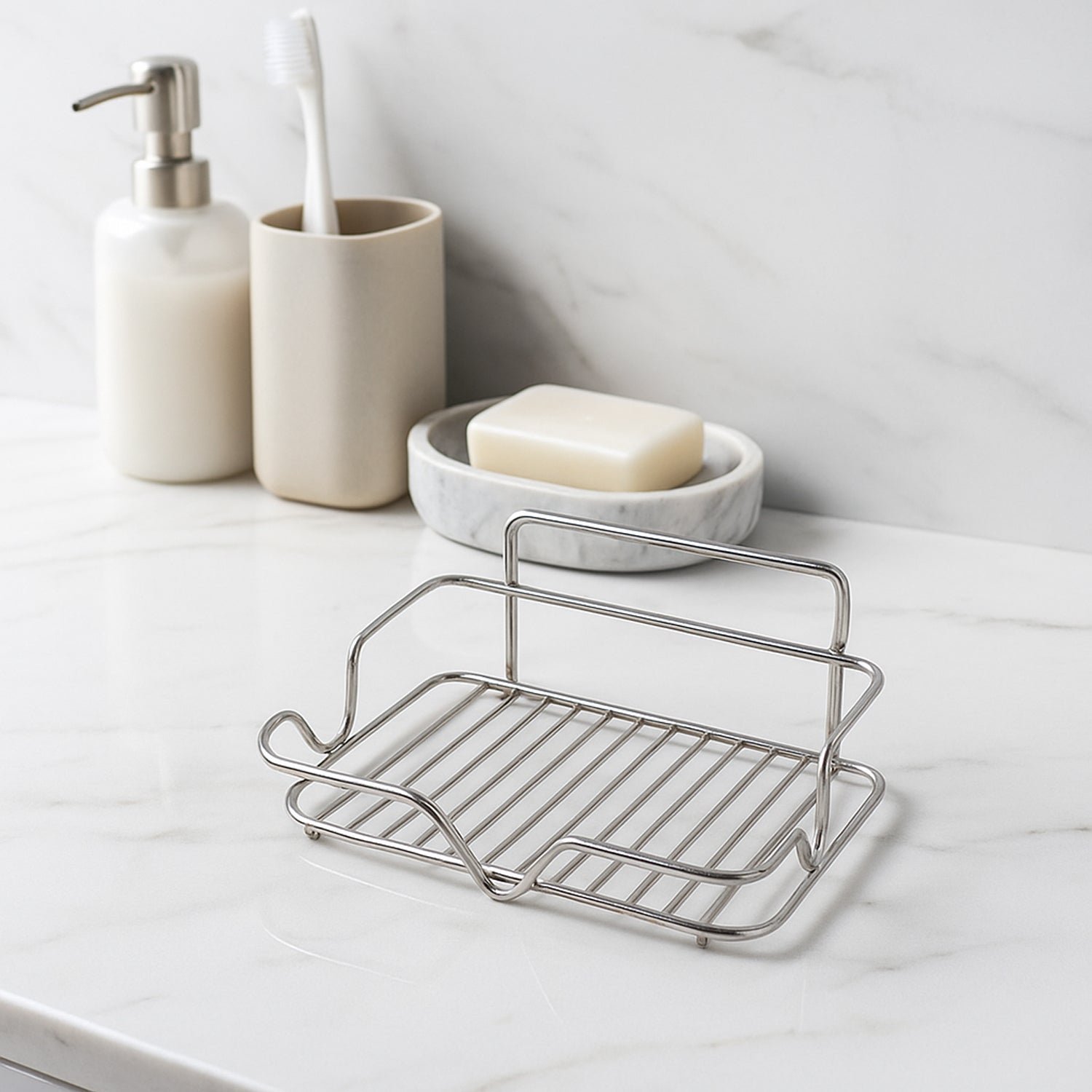Stainless Steel Soap Holder – Fast Drain & Rust Resistant