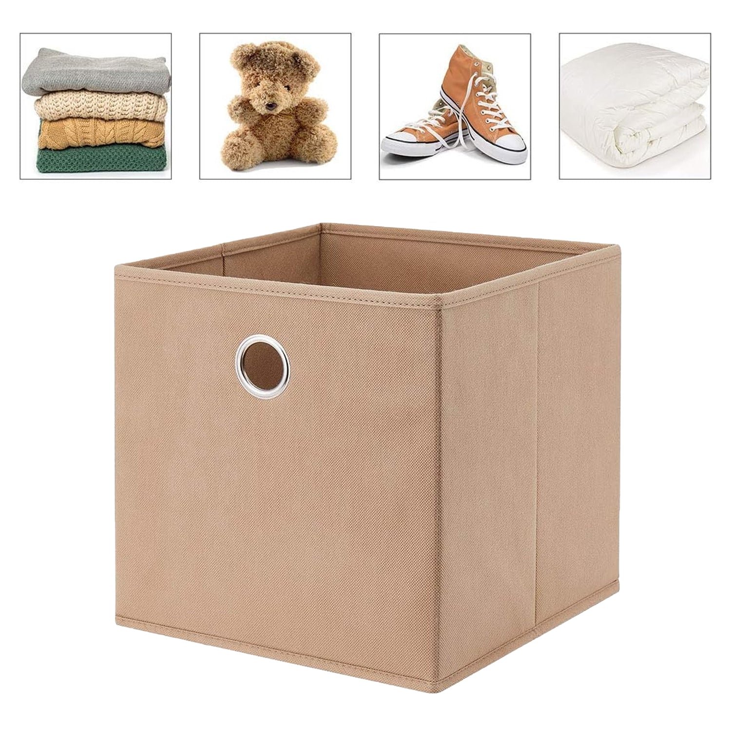Foldable Storage Box – Space-Saving Jute Organiser | Organivo