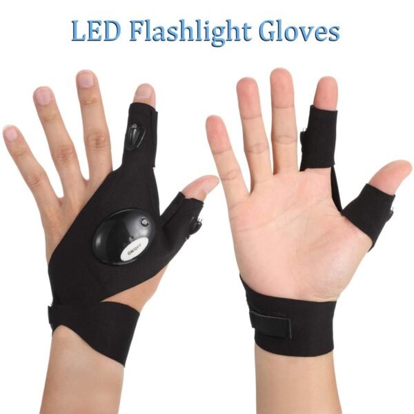 LED Flashlight Gloves – Hands-Free Work & Outdoor Light | Grow Wear
