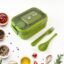Magic Lunch Box – Leakproof Compartments with Spoon-Fork Set