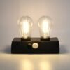 Solar LED Lamp – Double Bulb Outdoor Garden Light | Indo Glow