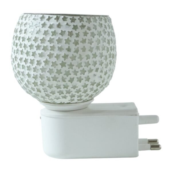 Star Cut Glass Aroma Diffuser – Elegant Plug-In Night Lamp